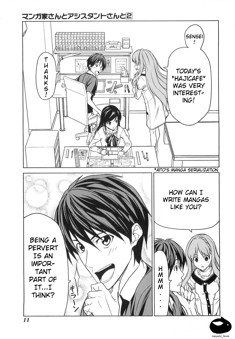 Mangaka-san to Assistant-san to Chapter 14 page 1 - Chapter 14