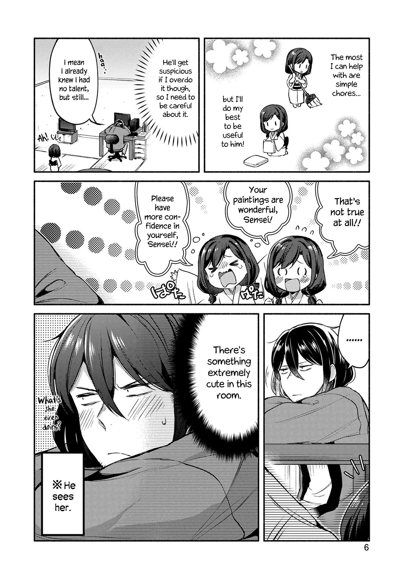 Mangaka-sensei to Zashiki Warashi Chapter 1 page 7 - Chapter 1