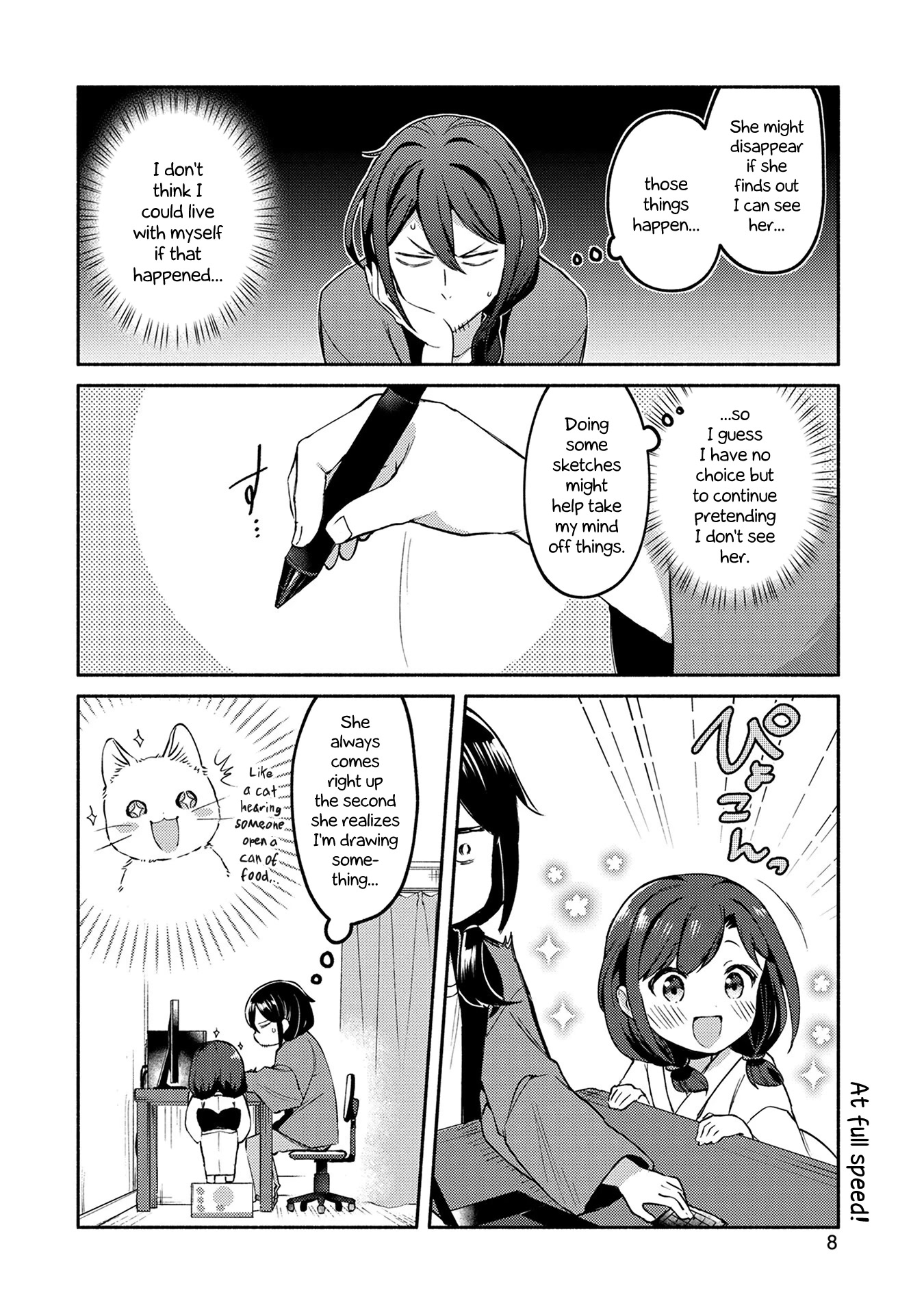 Mangaka-sensei to Zashiki Warashi Chapter 1 page 9 - Chapter 1