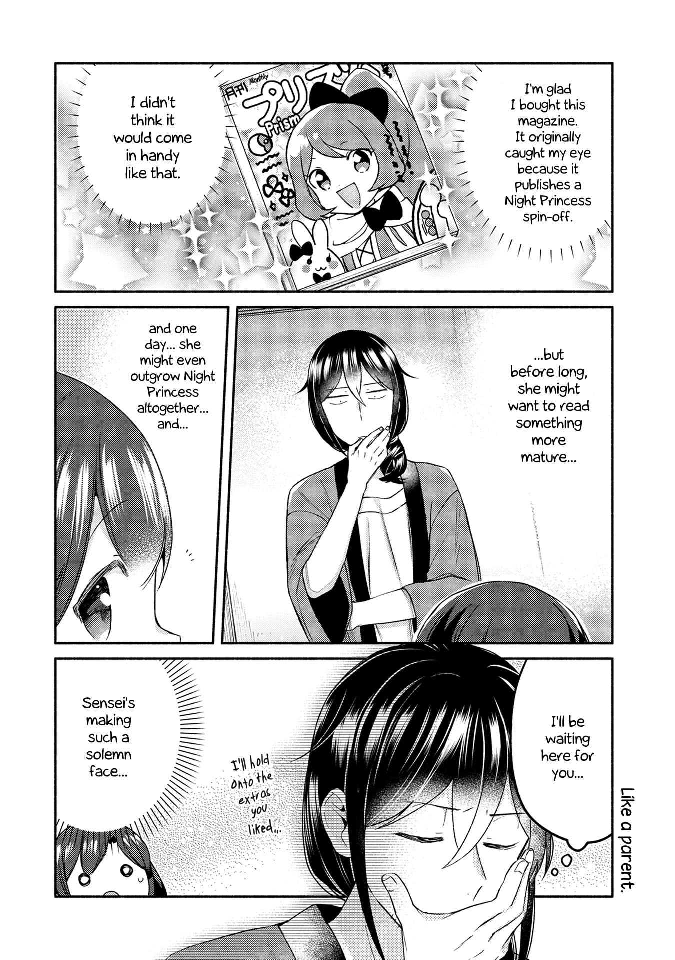 Mangaka-sensei to Zashiki Warashi Chapter 15 page 4 - Chapter 15