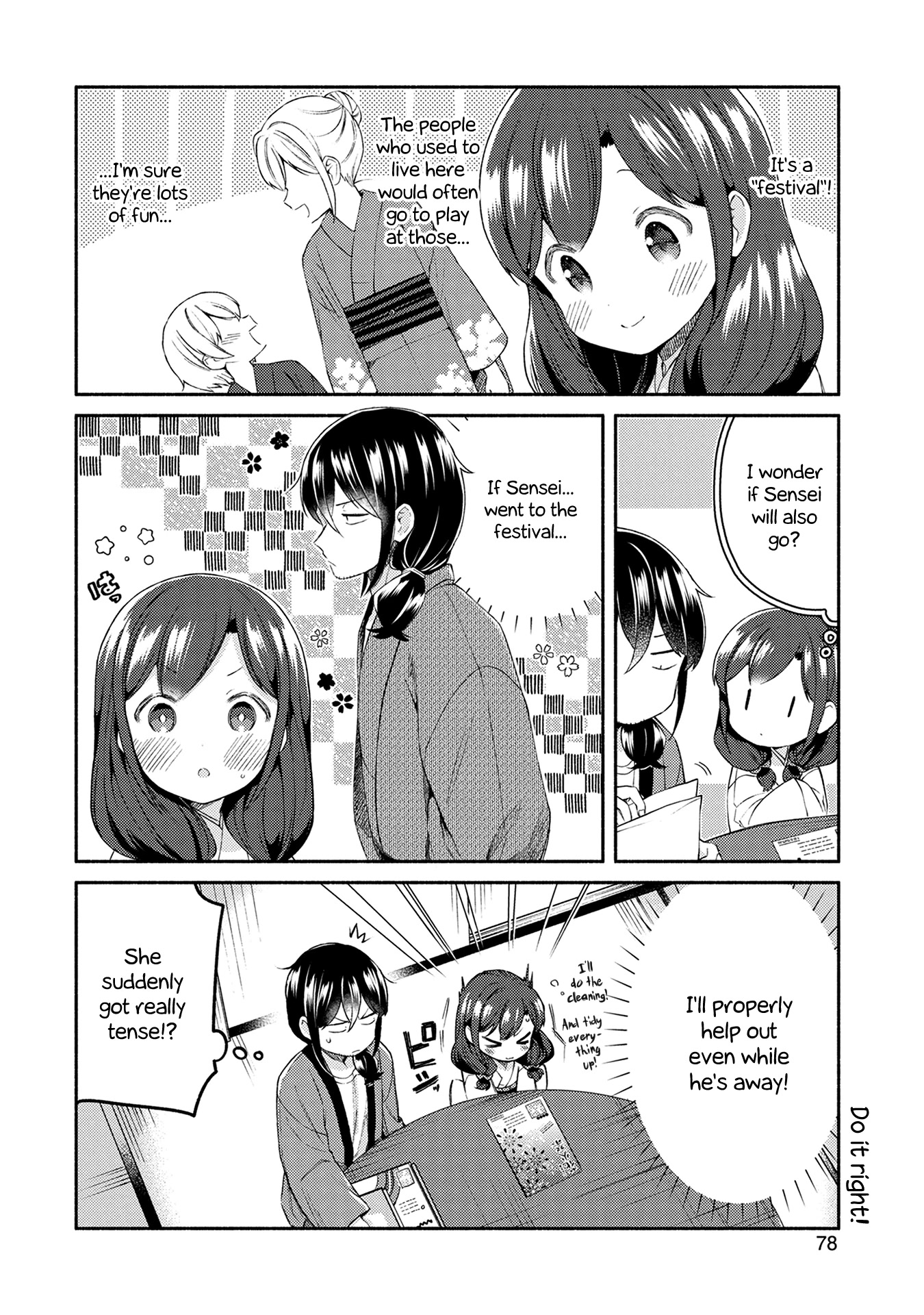 Mangaka-sensei to Zashiki Warashi Chapter 20 page 4 - Chapter 20