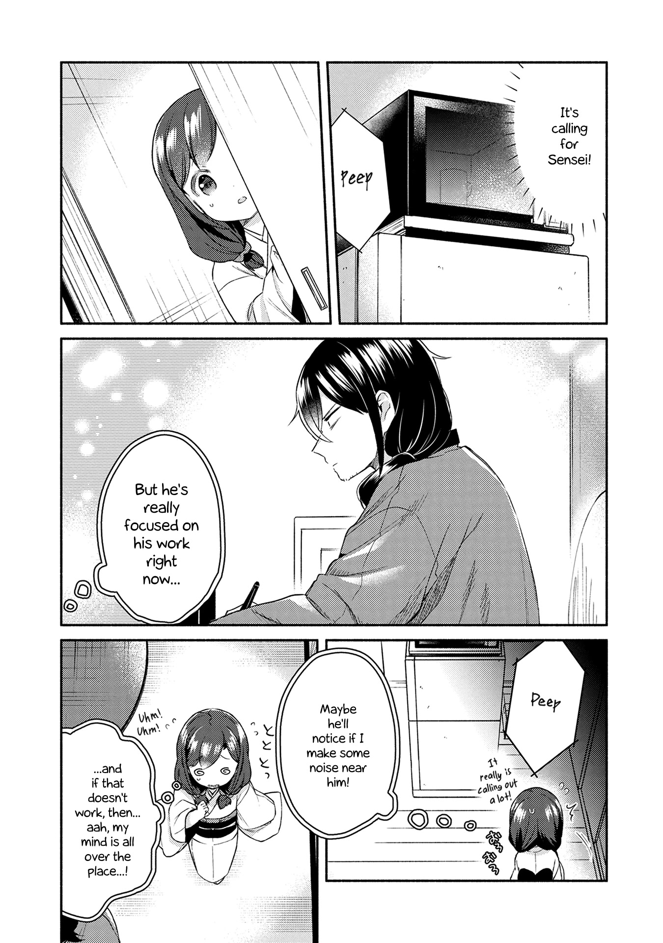 Mangaka-sensei to Zashiki Warashi Chapter 22.9 page 5 - Chapter 22.9: Volume 3 Omake