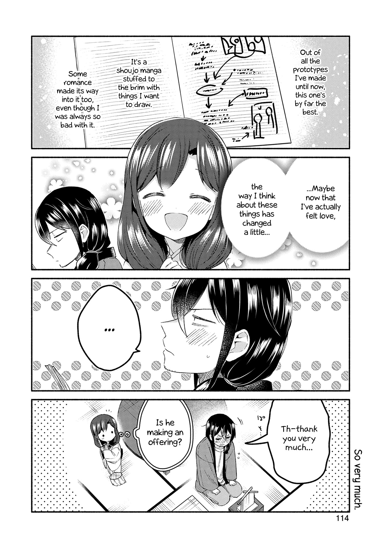 Mangaka-sensei to Zashiki Warashi Chapter 22 page 4 - Chapter 22