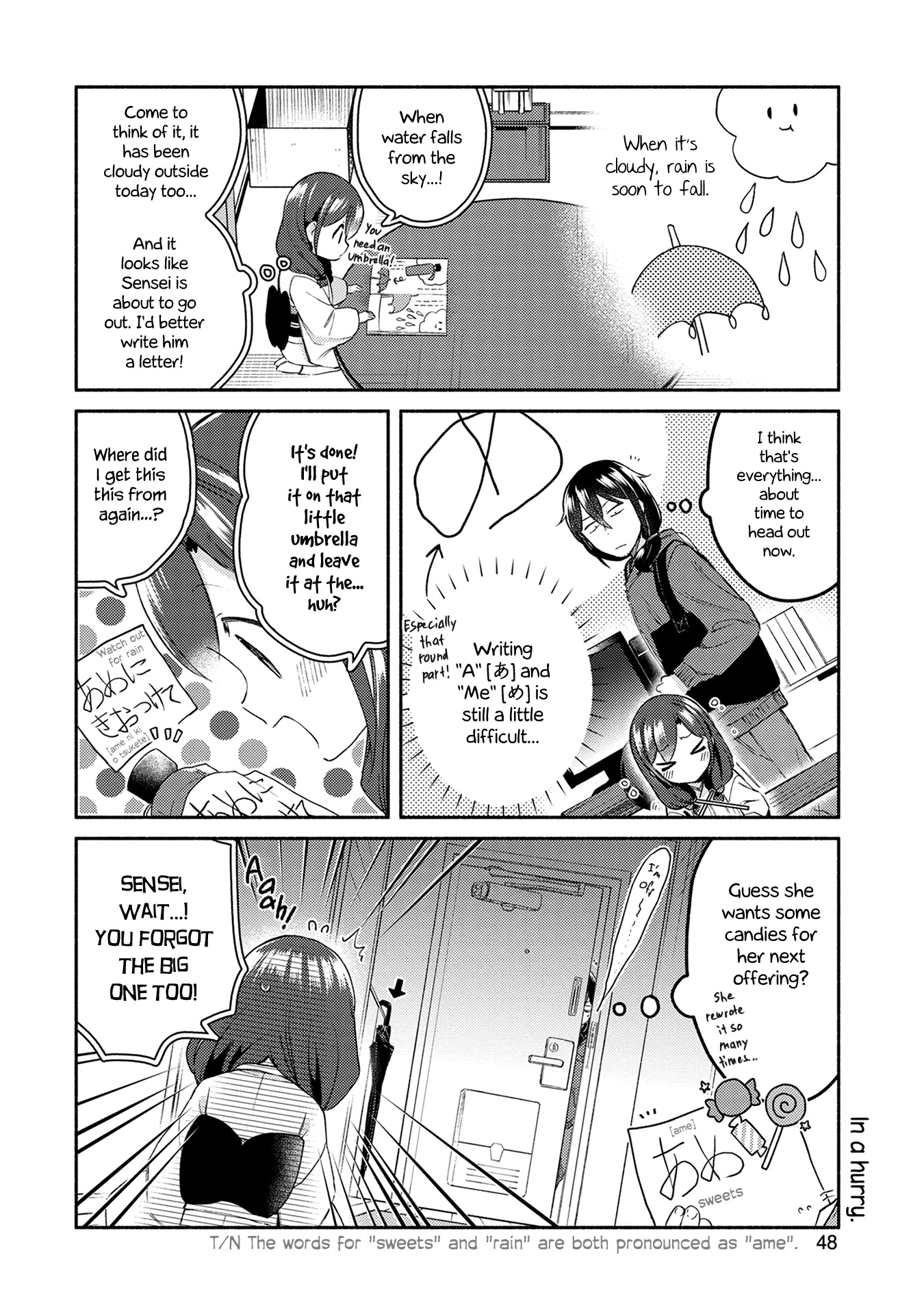 Mangaka-sensei to Zashiki Warashi Chapter 25 page 6 - Chapter 25