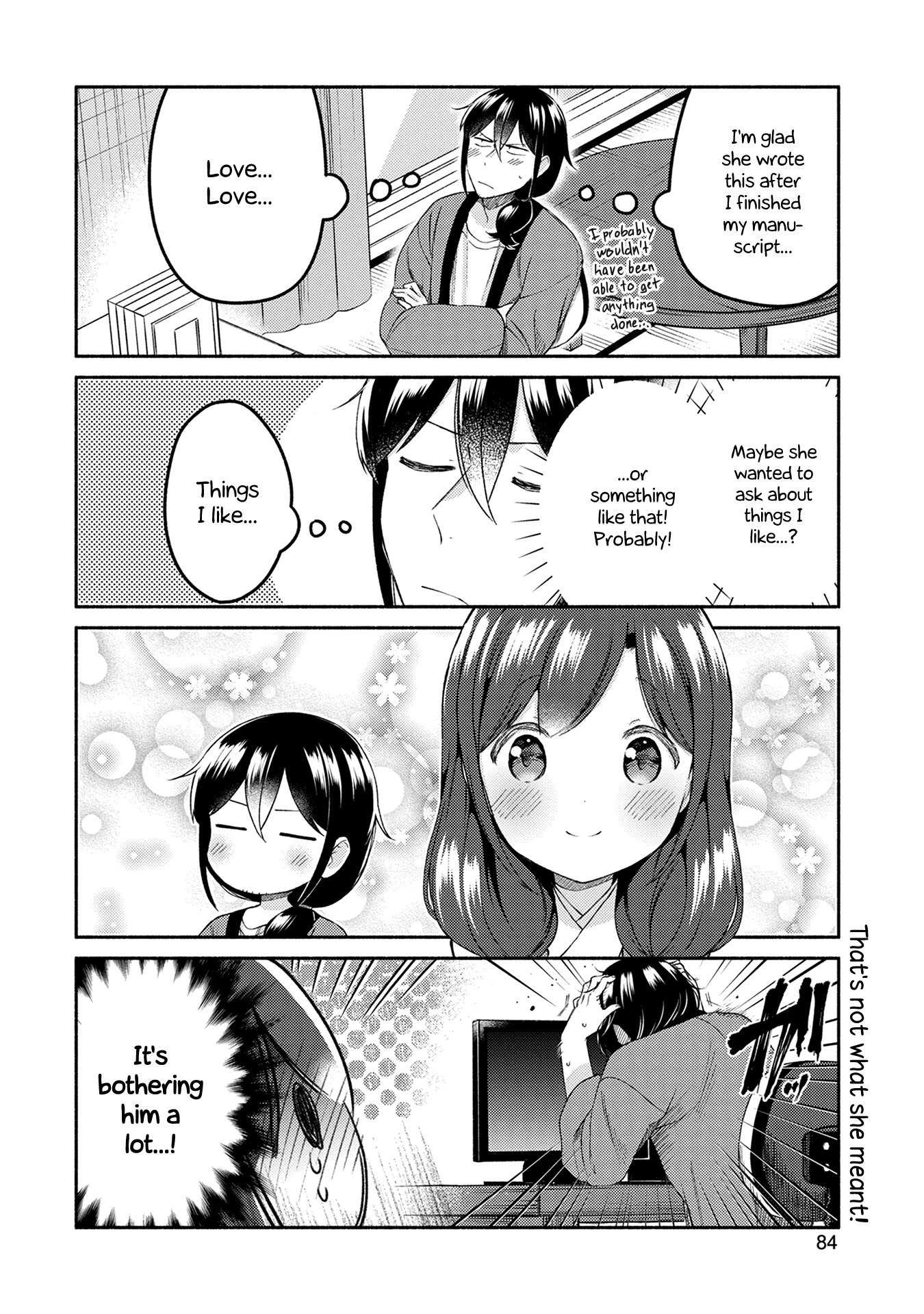 Mangaka-sensei to Zashiki Warashi Chapter 27 page 6 - Chapter 27