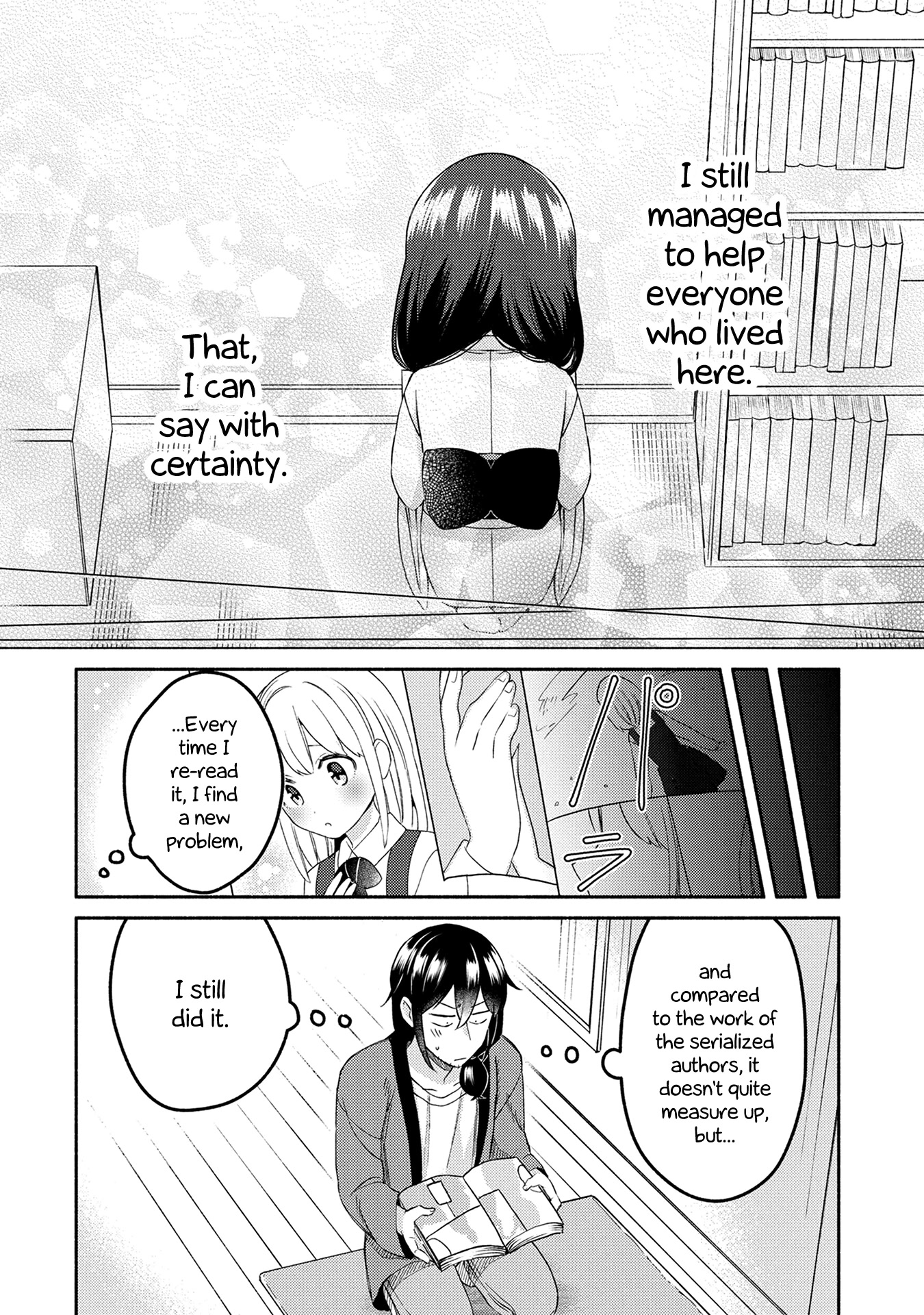 Mangaka-sensei to Zashiki Warashi Chapter 28 page 12 - Chapter 28