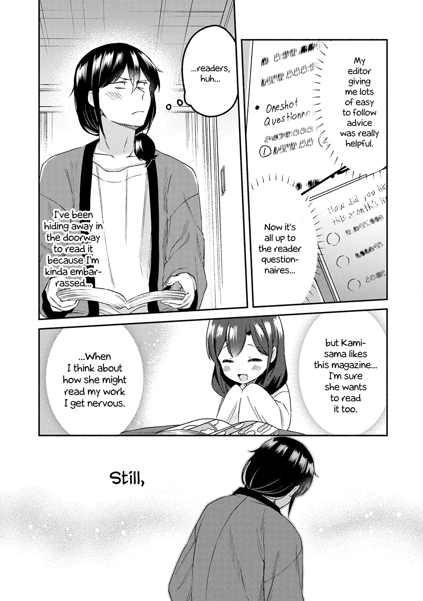 Mangaka-sensei to Zashiki Warashi Chapter 28 page 13 - Chapter 28