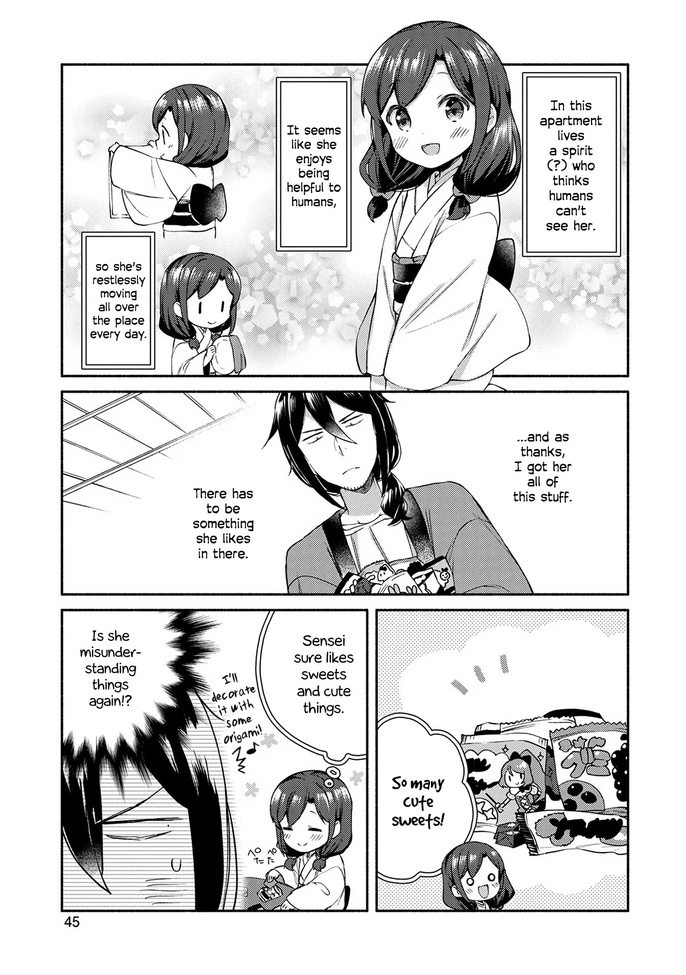 Mangaka-sensei to Zashiki Warashi Chapter 3 page 1 - Chapter 3