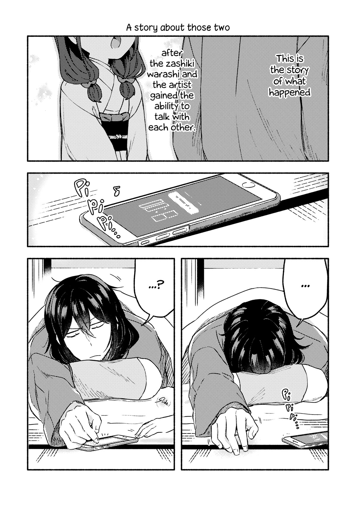 Mangaka-sensei to Zashiki Warashi Chapter 30 page 4 - Chapter 30: Sakka-san to Zashiki Warashi no Manga Sono Ato no Ohanashi