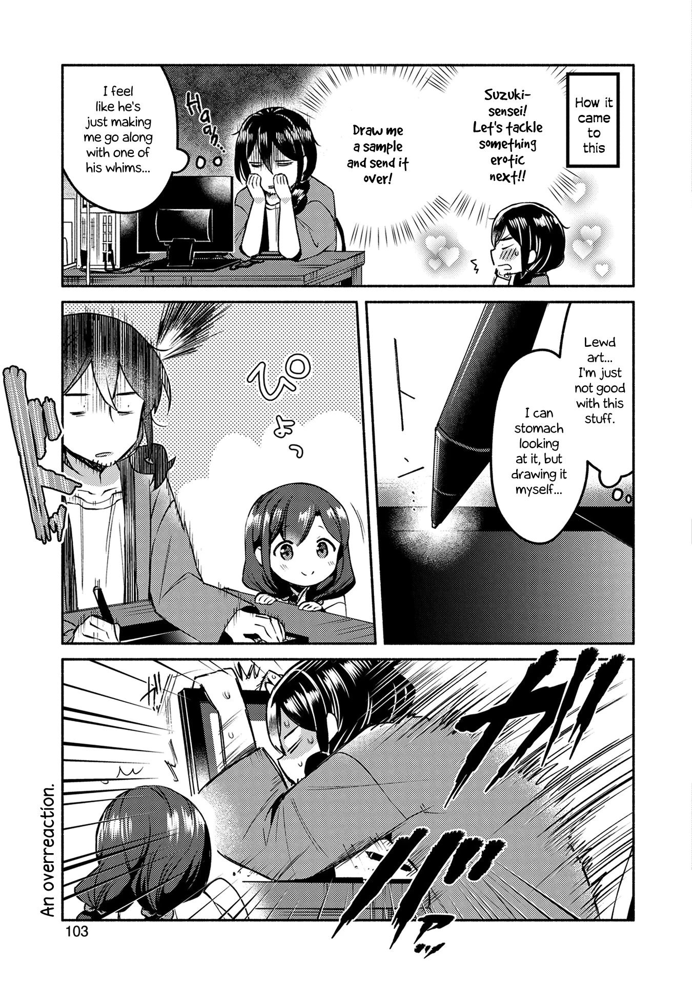 Mangaka-sensei to Zashiki Warashi Chapter 6 page 3 - Chapter 6