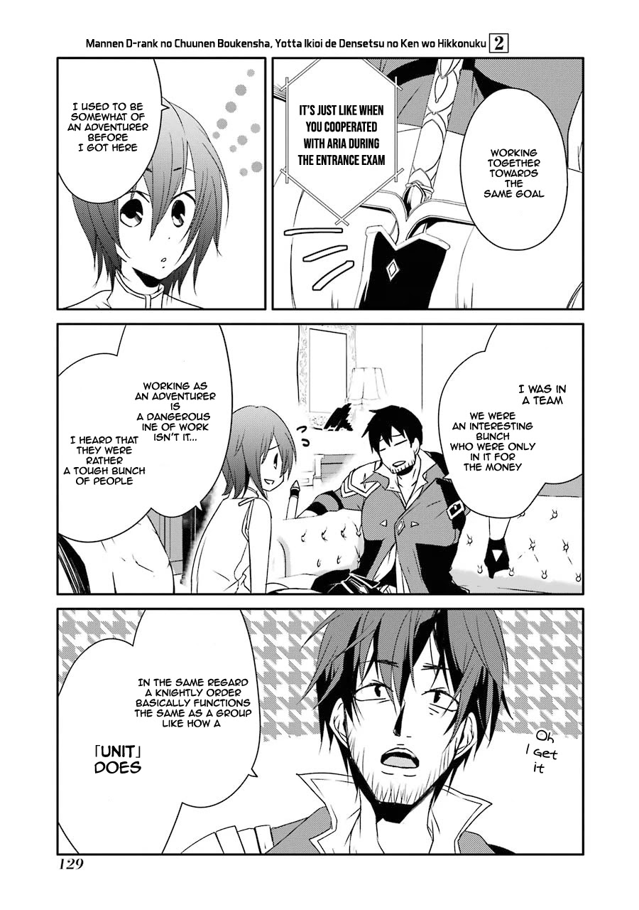 Mannen D-rank No Chuunen Boukensha, Yotta Ikioi De Densetsu No Ken Wo Hikkonuku Chapter 13 page 16 - Chapter 13: Knight Academy's Entrance Ceremony