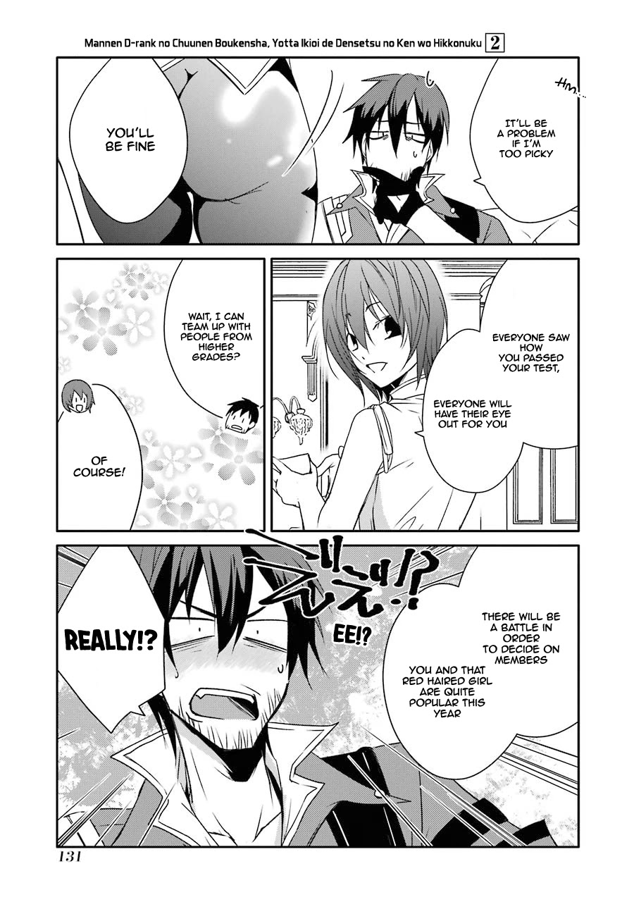 Mannen D-rank No Chuunen Boukensha, Yotta Ikioi De Densetsu No Ken Wo Hikkonuku Chapter 13 page 18 - Chapter 13: Knight Academy's Entrance Ceremony