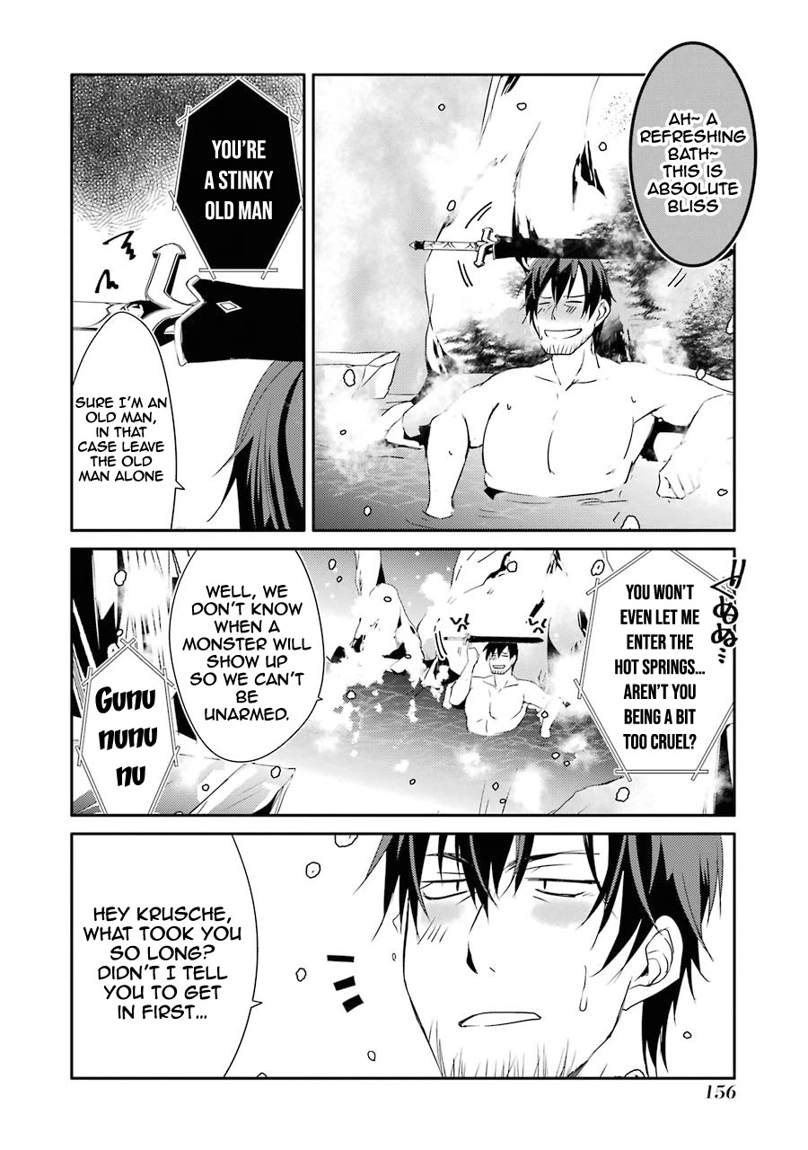 Mannen D-rank No Chuunen Boukensha, Yotta Ikioi De Densetsu No Ken Wo Hikkonuku Chapter 18 page 21 - Chapter 18: Hot springs and a plump ass