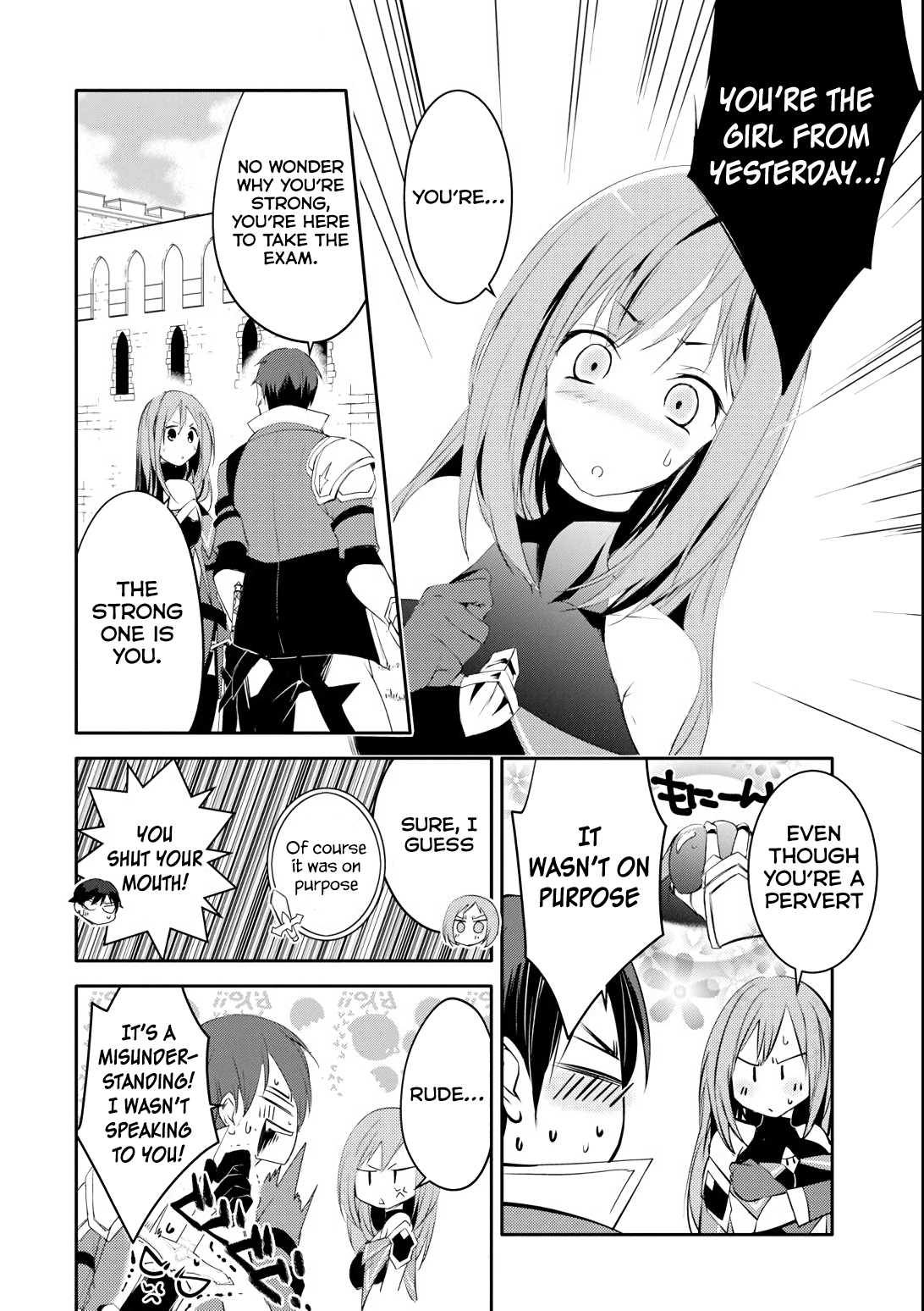Mannen D-rank No Chuunen Boukensha, Yotta Ikioi De Densetsu No Ken Wo Hikkonuku Chapter 5 page 15 - Chapter 5: The Crimson Girl