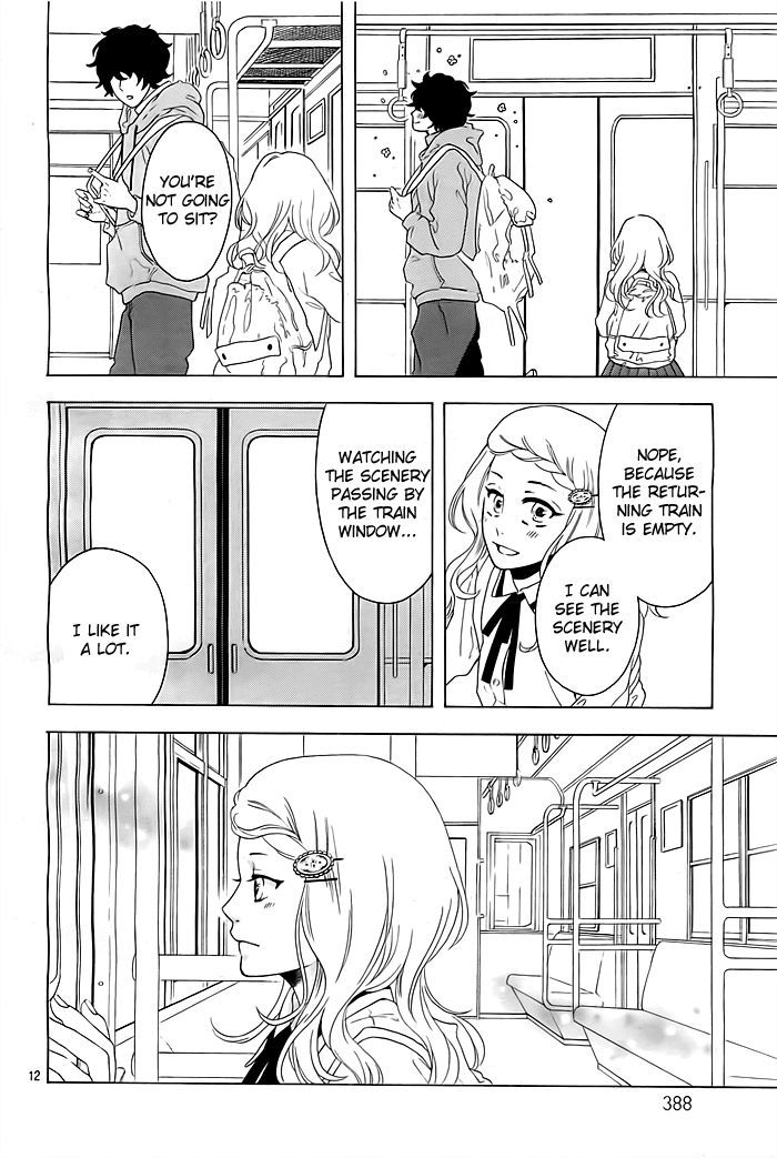 Mannin Densha to Watashi to Kare Chapter 0 page 13 - Chapter 0
