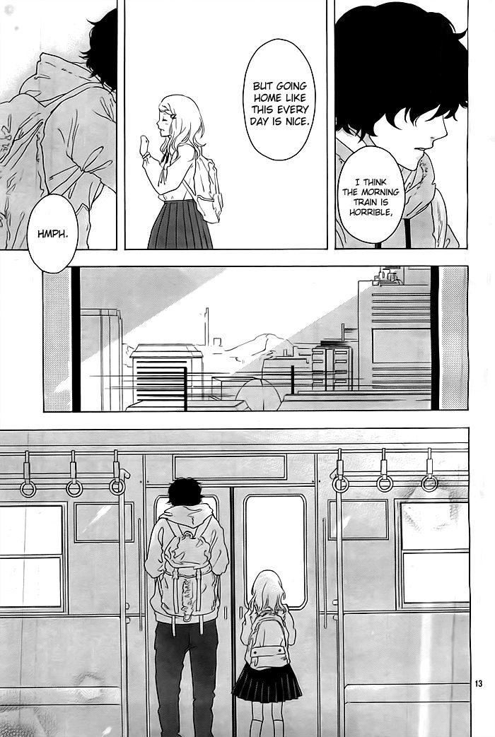 Mannin Densha to Watashi to Kare Chapter 0 page 14 - Chapter 0