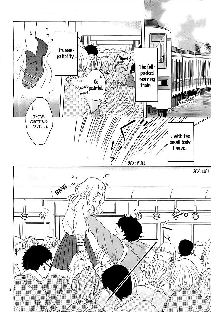 Mannin Densha to Watashi to Kare Chapter 0 page 3 - Chapter 0