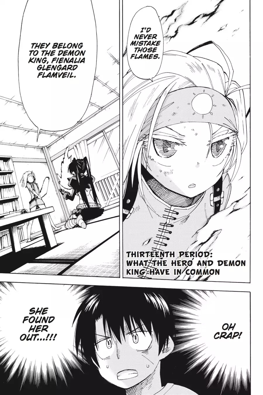 Mansen Maou Shoujo Ena-sama Chapter 13 page 1 - Chapter 13: Vol.3 13th Period: What the Hero and Demon King Have in Common
