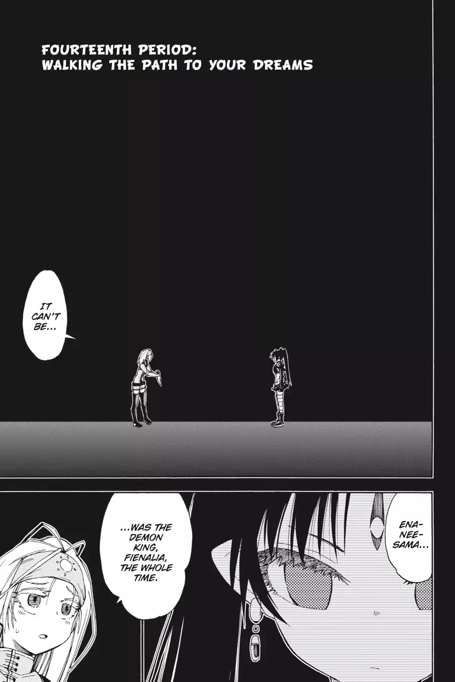 Mansen Maou Shoujo Ena-sama Chapter 14 page 1 - Chapter 14: Vol.3 14th Period: Walking the Path to Your Dreams