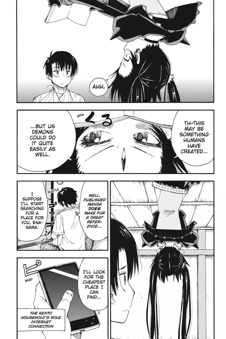 Mansen Maou Shoujo Ena-sama Chapter 3 page 23 - Chapter 3: Vol.1 3rd Period: Manga and Living
