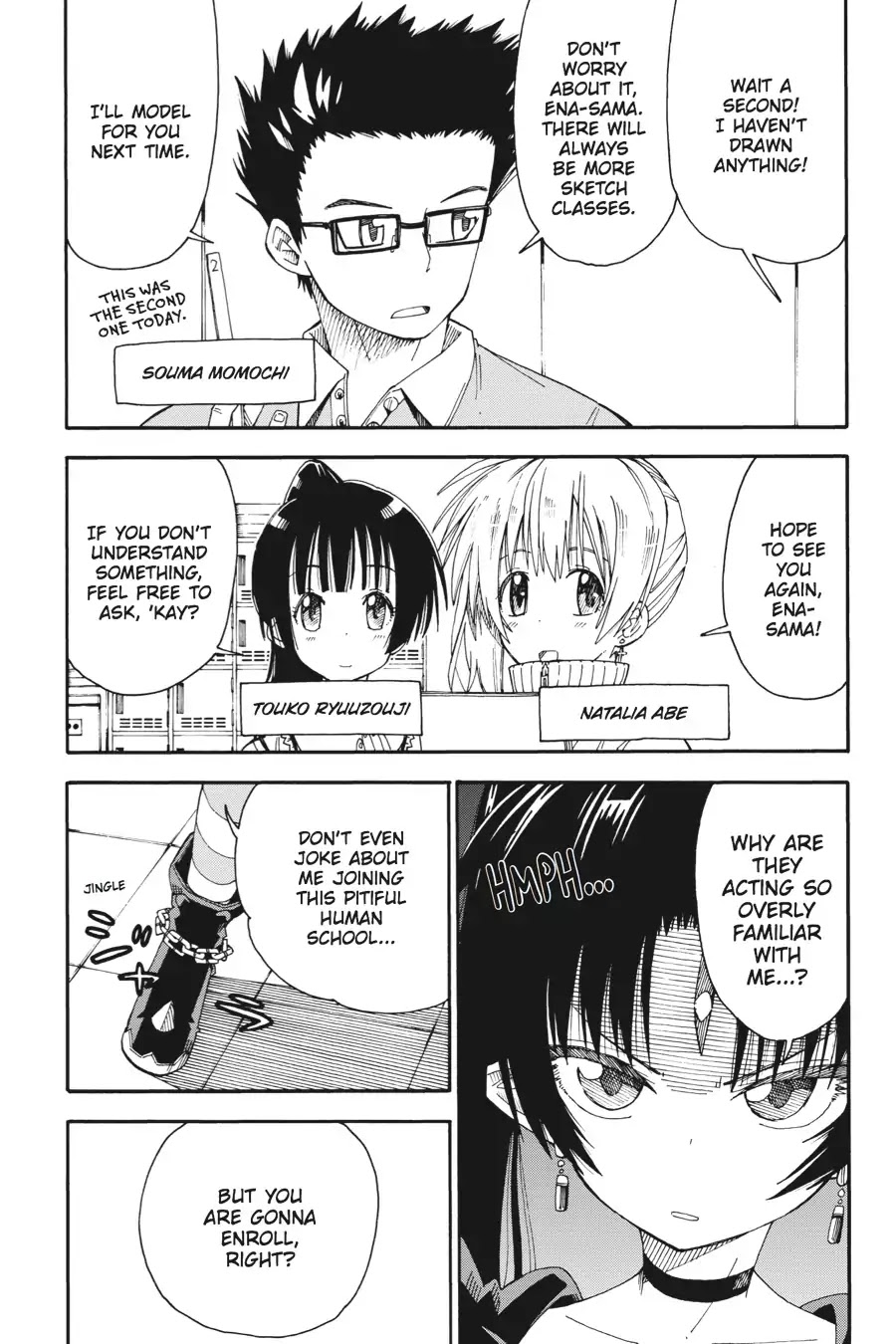 Mansen Maou Shoujo Ena-sama Chapter 3 page 3 - Chapter 3: Vol.1 3rd Period: Manga and Living