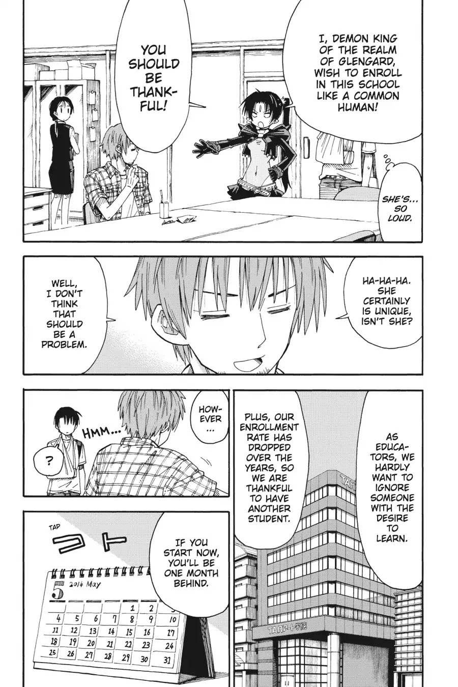 Mansen Maou Shoujo Ena-sama Chapter 3 page 8 - Chapter 3: Vol.1 3rd Period: Manga and Living