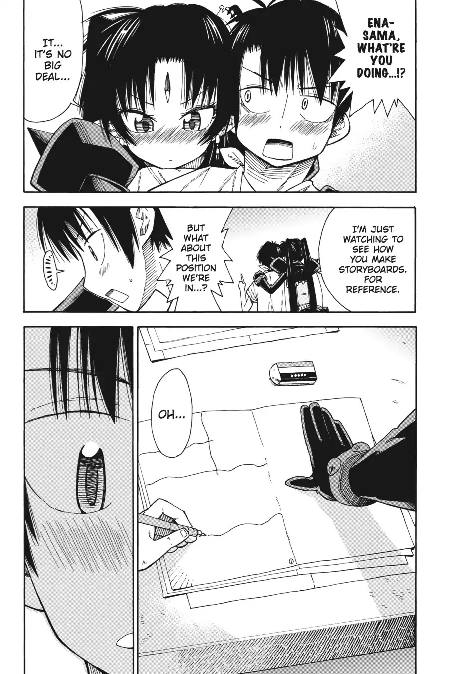 Mansen Maou Shoujo Ena-sama Chapter 4 page 34 - Chapter 4: Vol.1 4th Period: Learning to Use His Left Hand
