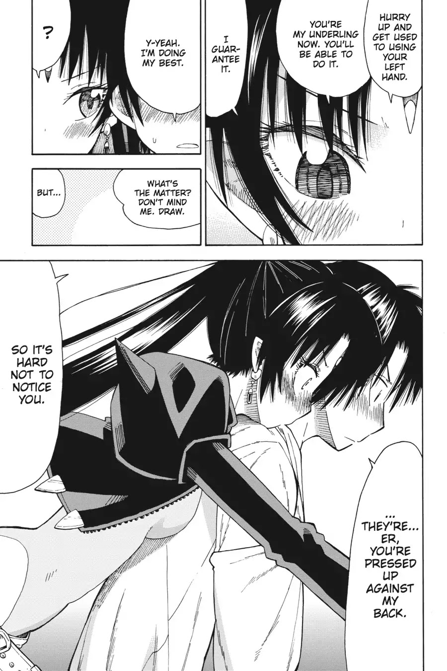 Mansen Maou Shoujo Ena-sama Chapter 4 page 35 - Chapter 4: Vol.1 4th Period: Learning to Use His Left Hand