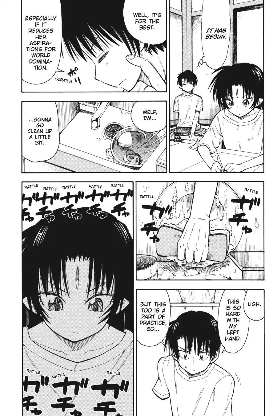 Mansen Maou Shoujo Ena-sama Chapter 4 page 7 - Chapter 4: Vol.1 4th Period: Learning to Use His Left Hand