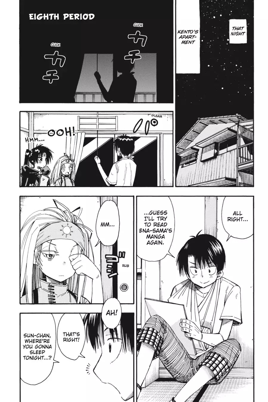 Mansen Maou Shoujo Ena-sama Chapter 8 page 1 - Chapter 8: Vol.2 8th Period: How to Conquer the World With Manga (Part One)