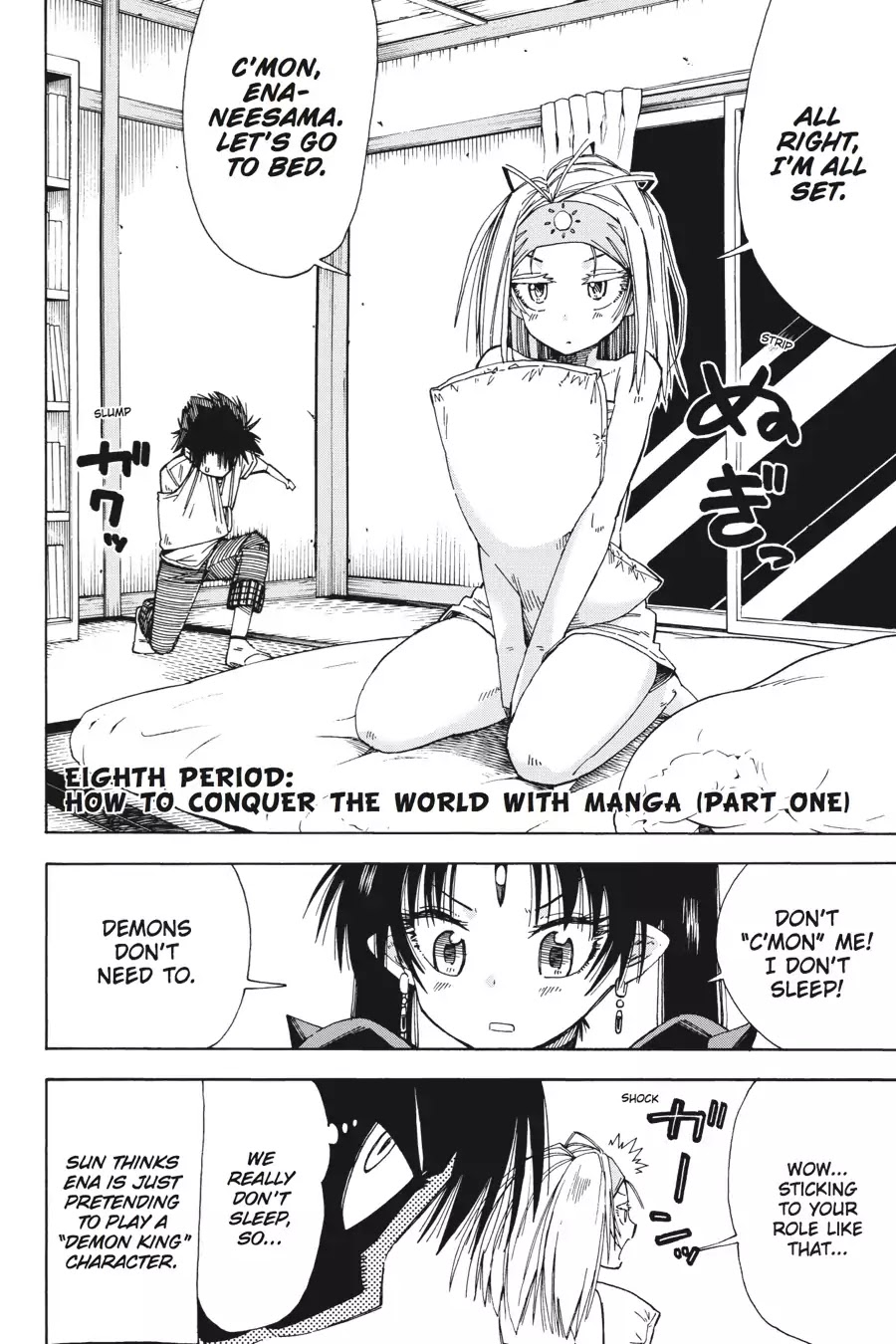 Mansen Maou Shoujo Ena-sama Chapter 8 page 2 - Chapter 8: Vol.2 8th Period: How to Conquer the World With Manga (Part One)