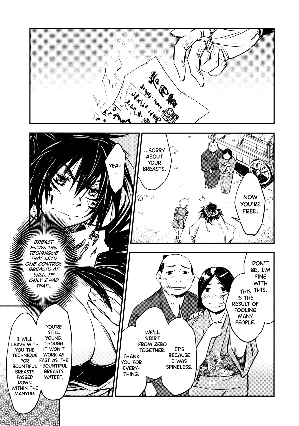 Manyuu Hikenchou Chapter 10 page 33 - Chapter 10: The Bountiful Breasts Water