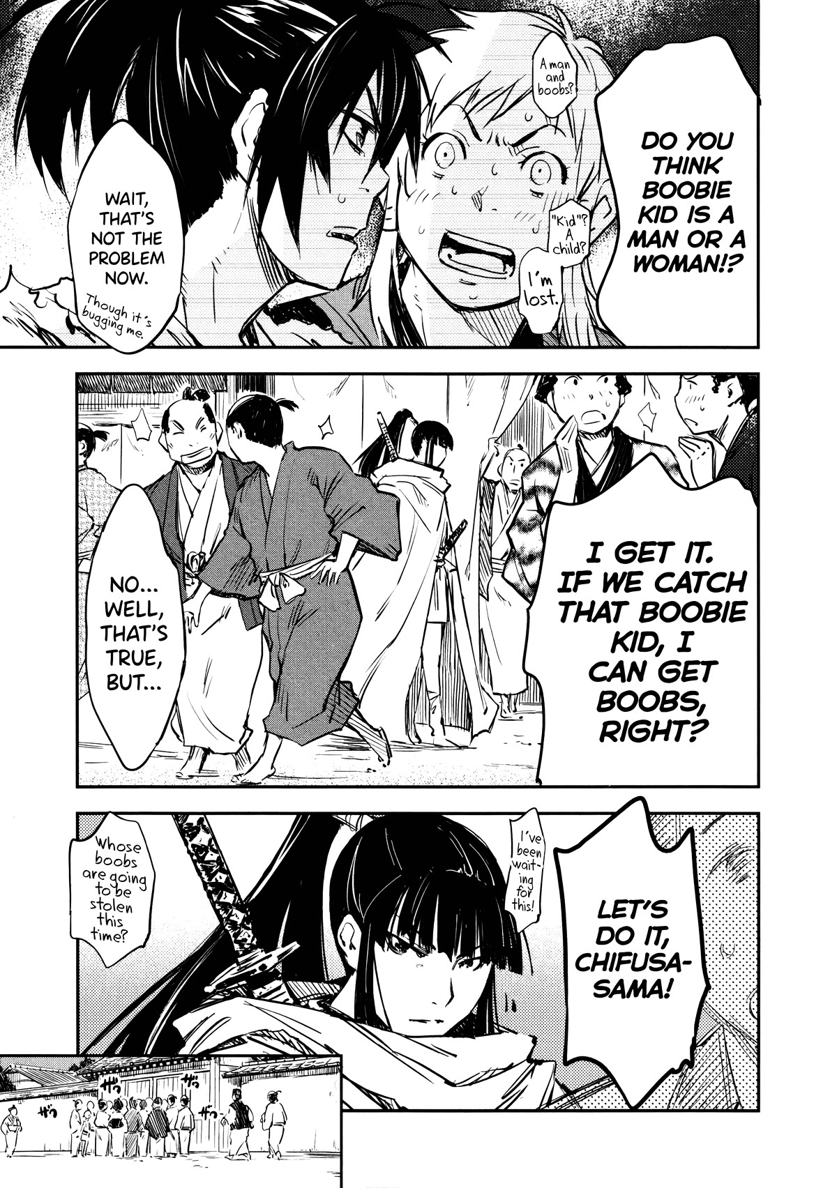 Manyuu Hikenchou Chapter 11 page 16 - Chapter 11: Boobie Kid (First Half)
