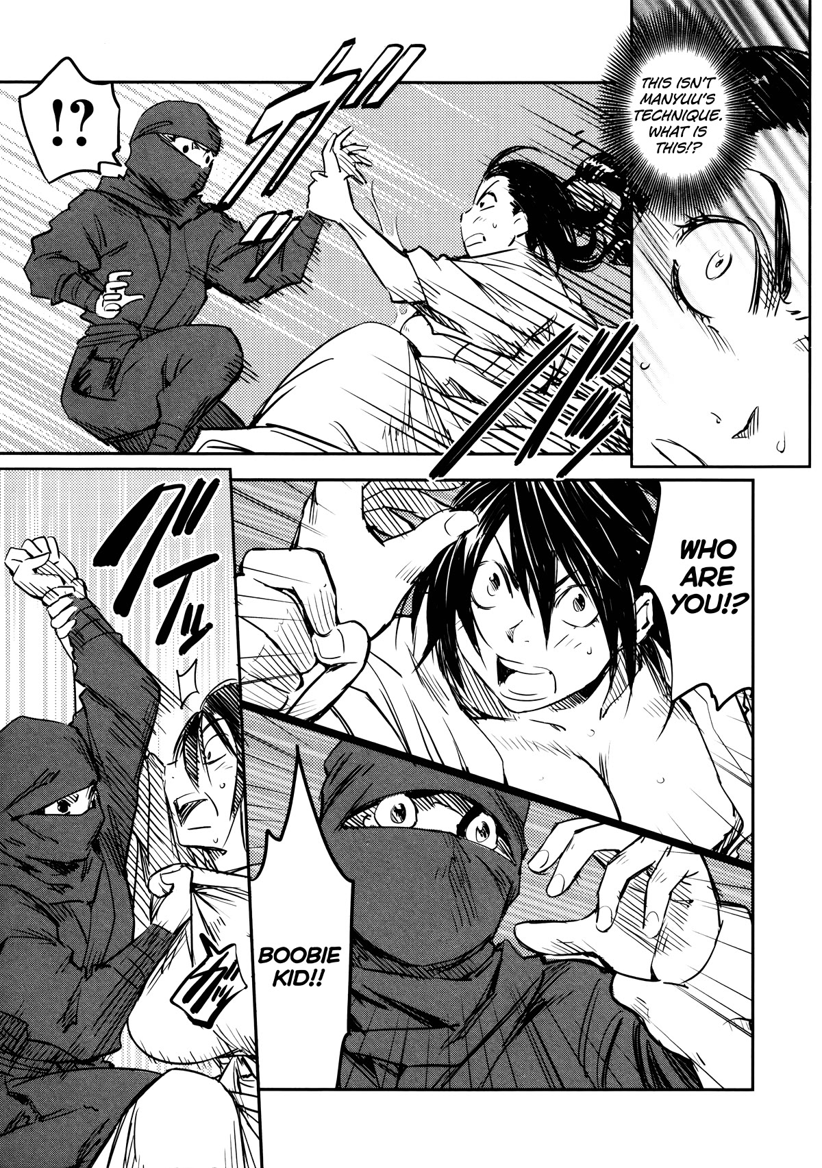 Manyuu Hikenchou Chapter 11 page 30 - Chapter 11: Boobie Kid (First Half)