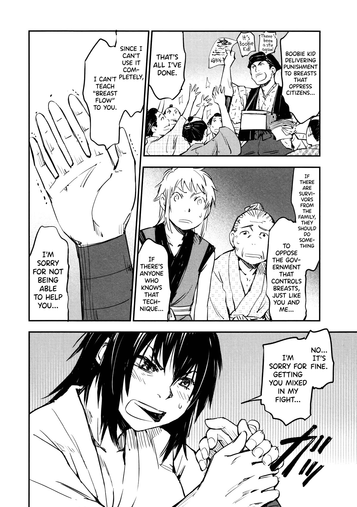 Manyuu Hikenchou Chapter 12 page 27 - Chapter 12: Boobie Kid (Second Half)