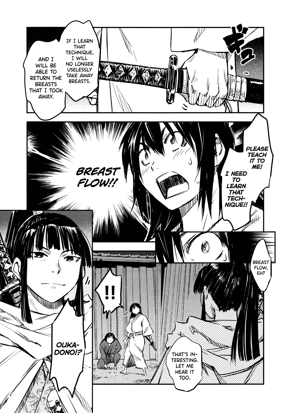 Manyuu Hikenchou Chapter 12 page 7 - Chapter 12: Boobie Kid (Second Half)