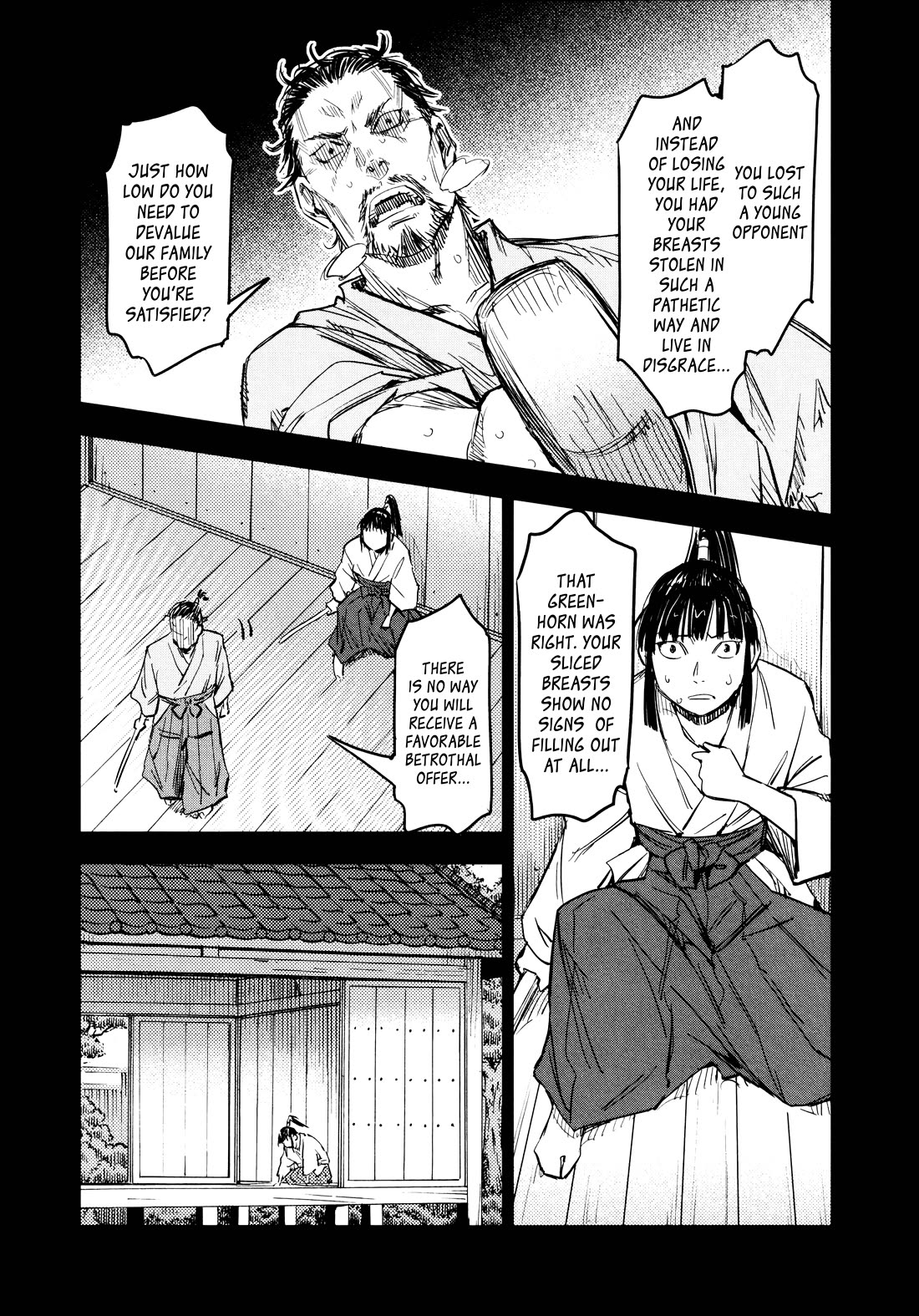 Manyuu Hikenchou Chapter 14 page 13 - Chapter 14: The First Breast Slice