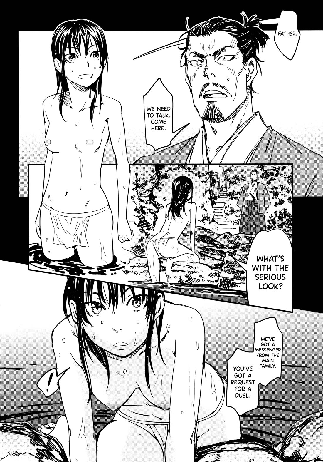 Manyuu Hikenchou Chapter 14 page 2 - Chapter 14: The First Breast Slice