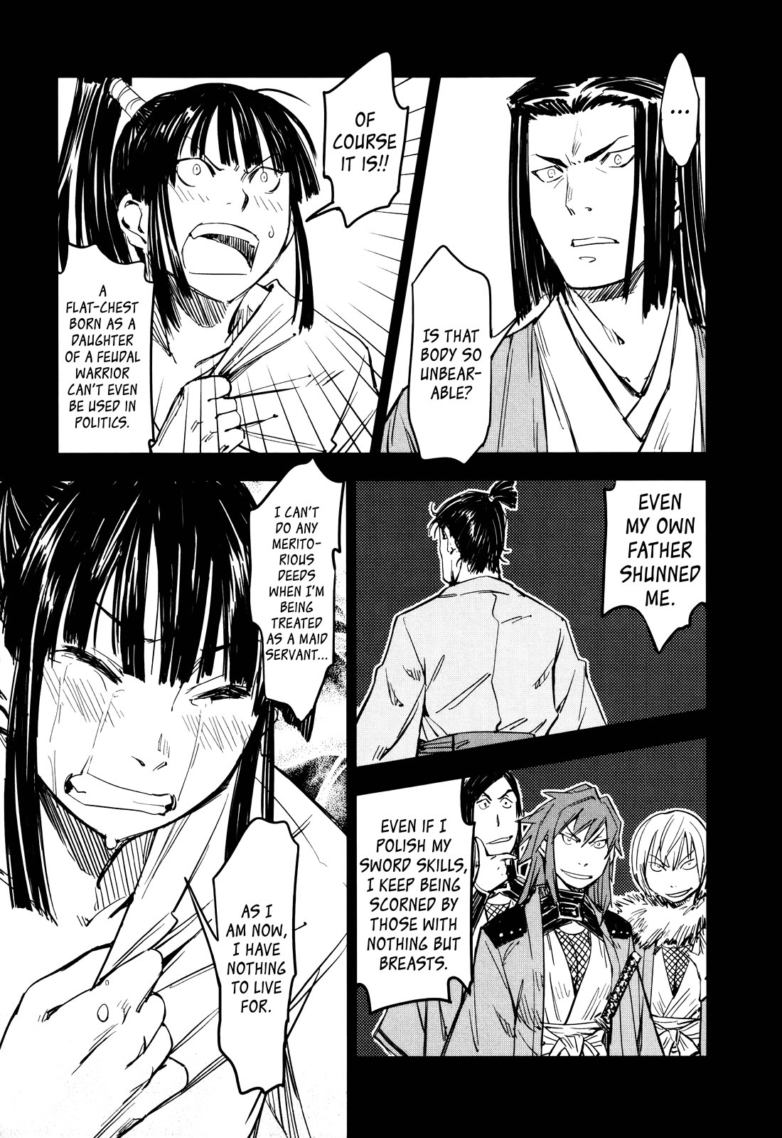 Manyuu Hikenchou Chapter 14 page 21 - Chapter 14: The First Breast Slice