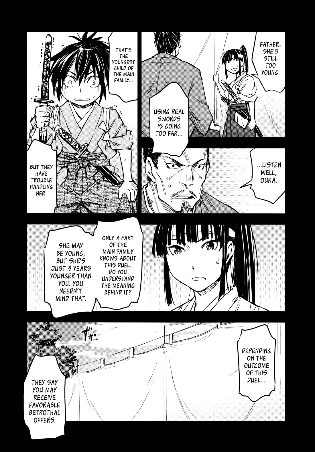 Manyuu Hikenchou Chapter 14 page 7 - Chapter 14: The First Breast Slice
