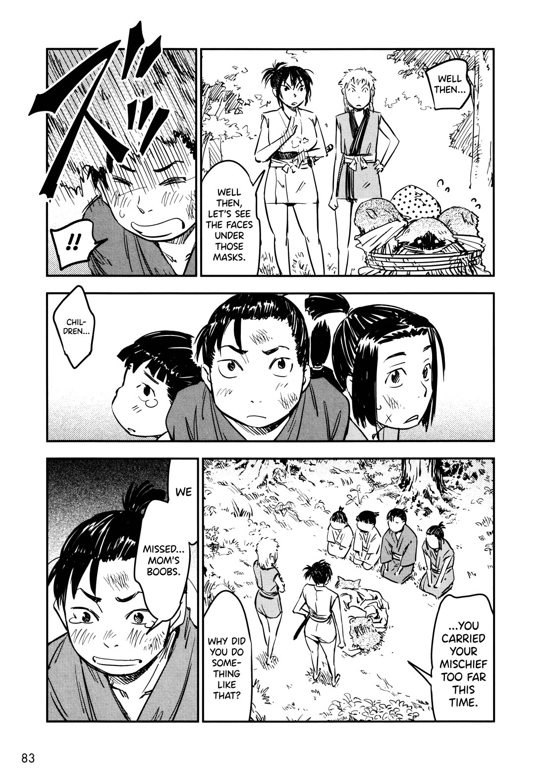 Manyuu Hikenchou Chapter 15 page 19 - Chapter 15: A Good-for-nothing and Boobs
