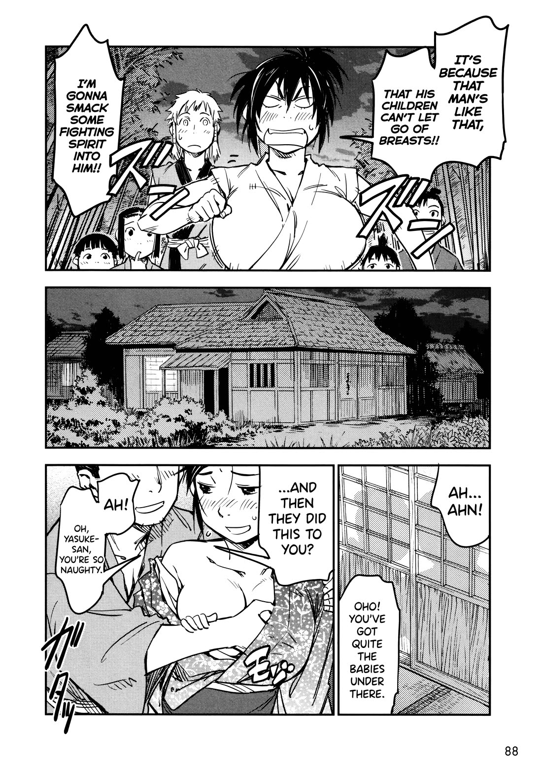Manyuu Hikenchou Chapter 15 page 24 - Chapter 15: A Good-for-nothing and Boobs