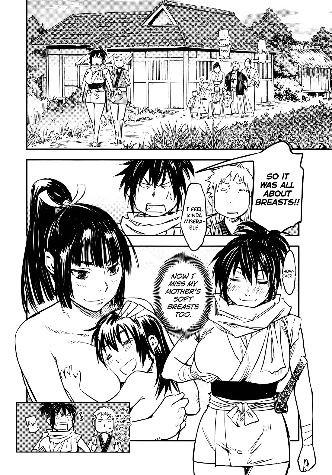 Manyuu Hikenchou Chapter 15 page 26 - Chapter 15: A Good-for-nothing and Boobs