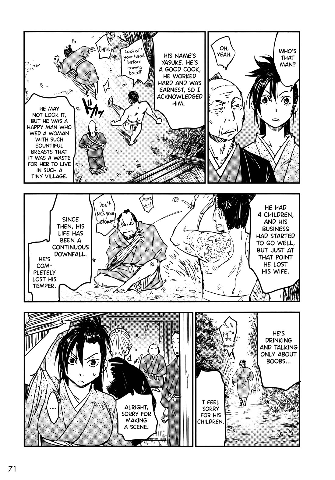 Manyuu Hikenchou Chapter 15 page 7 - Chapter 15: A Good-for-nothing and Boobs