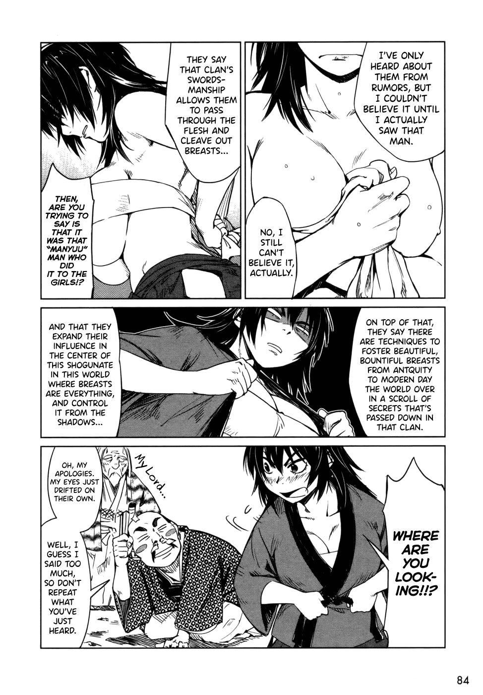 Manyuu Hikenchou Chapter 3 page 30 - Chapter 3: Mysterious Breasts Disappearance