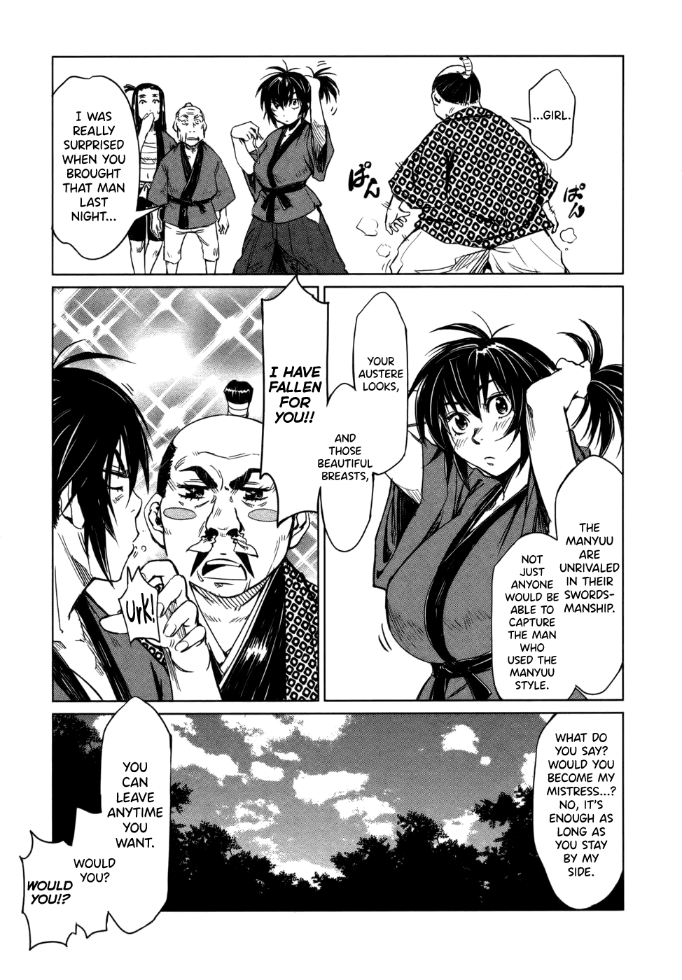 Manyuu Hikenchou Chapter 3 page 31 - Chapter 3: Mysterious Breasts Disappearance