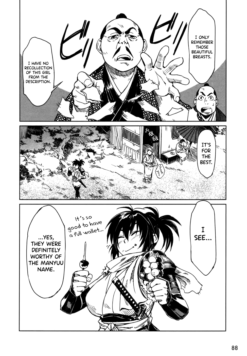 Manyuu Hikenchou Chapter 3 page 34 - Chapter 3: Mysterious Breasts Disappearance