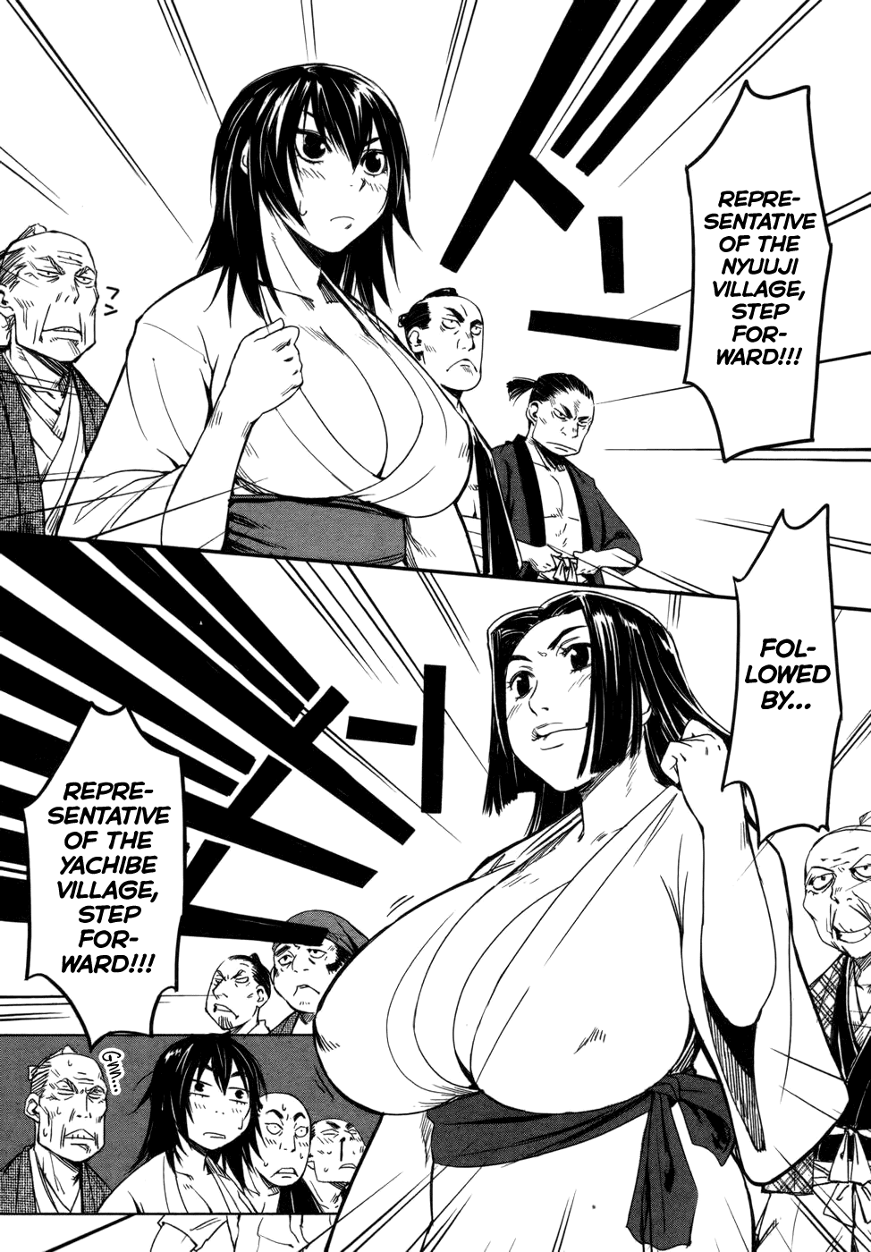Manyuu Hikenchou Chapter 3 page 8 - Chapter 3: Mysterious Breasts Disappearance