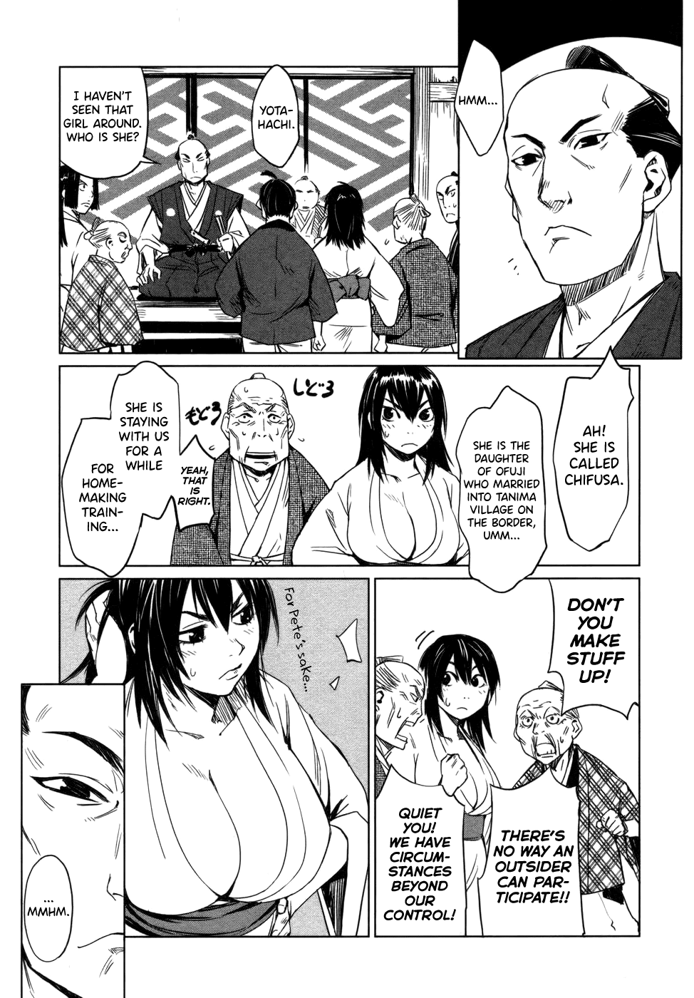 Manyuu Hikenchou Chapter 3 page 9 - Chapter 3: Mysterious Breasts Disappearance
