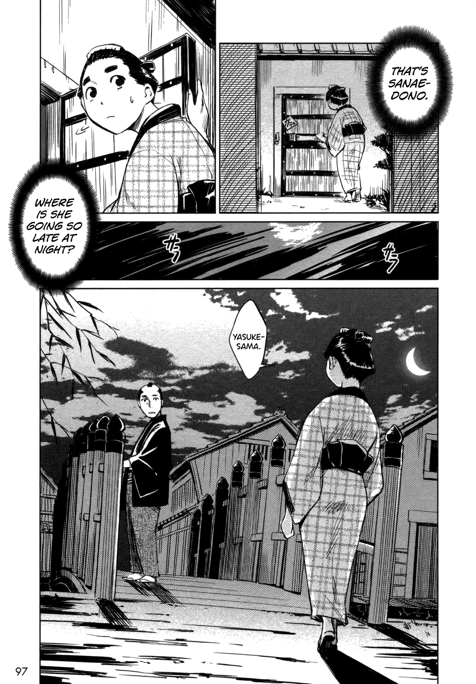 Manyuu Hikenchou Chapter 4 page 7 - Chapter 4: Unrequited Love of a Textile Wholesale Dealer